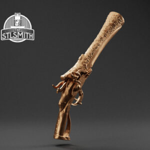 hunter pistol render bronze