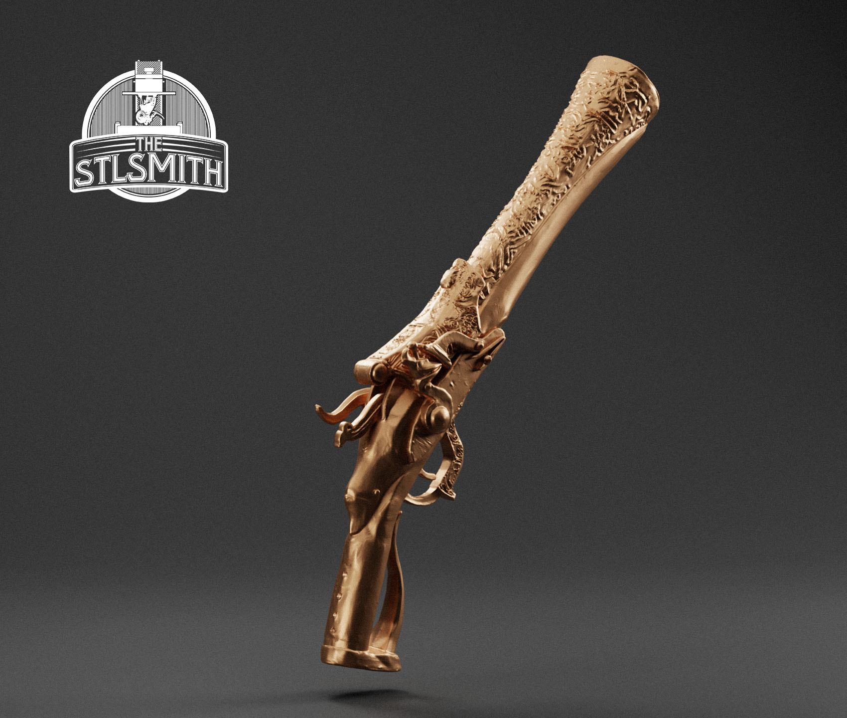 hunter pistol render bronze hunter pistol render bronze