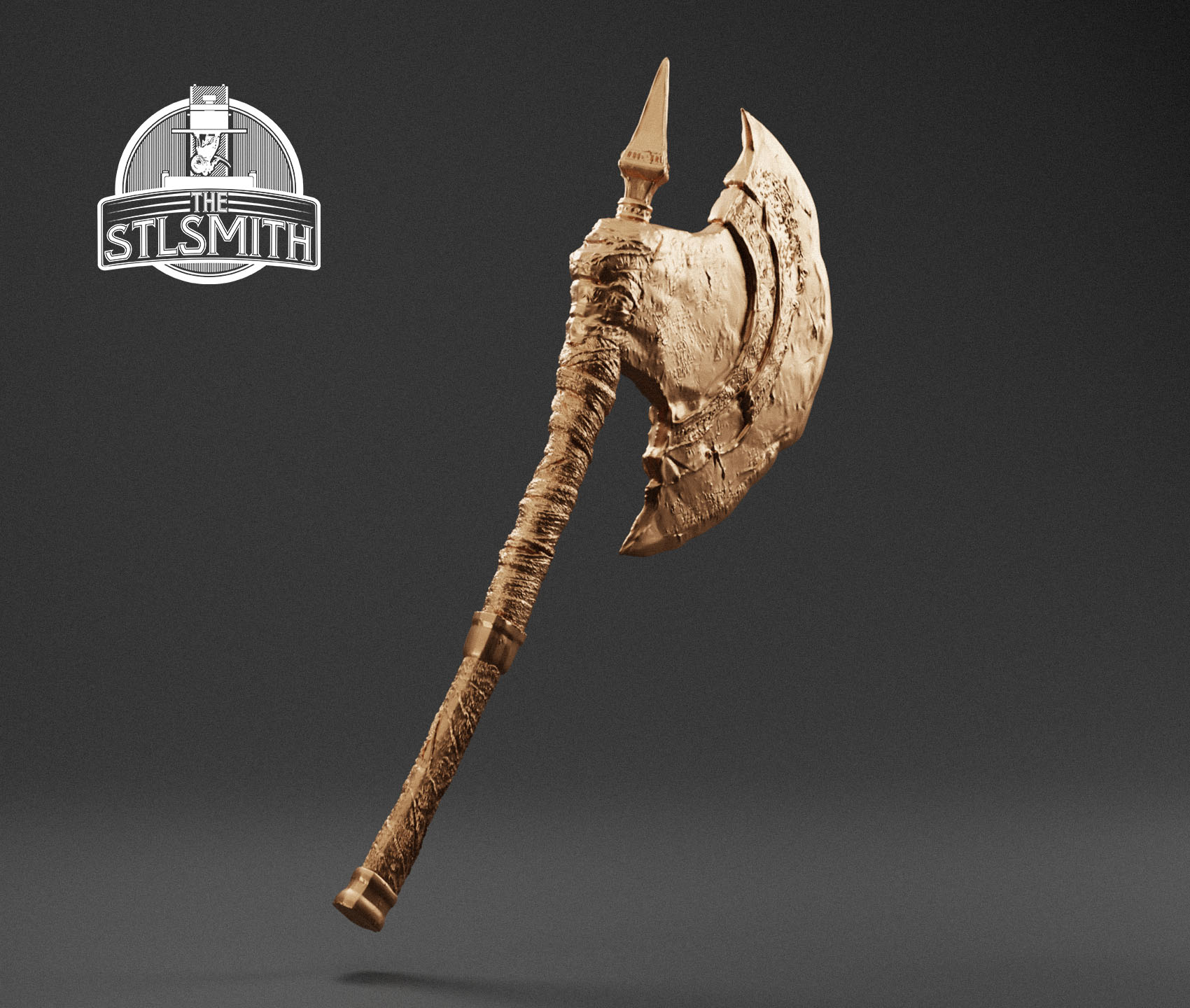 hunter's axe render bronze hunter's axe render bronze