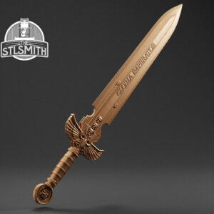 imperator blade power sword render bronze