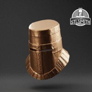 iron helm render bronze