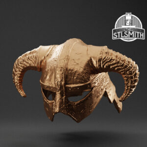 iron helmet render bronze