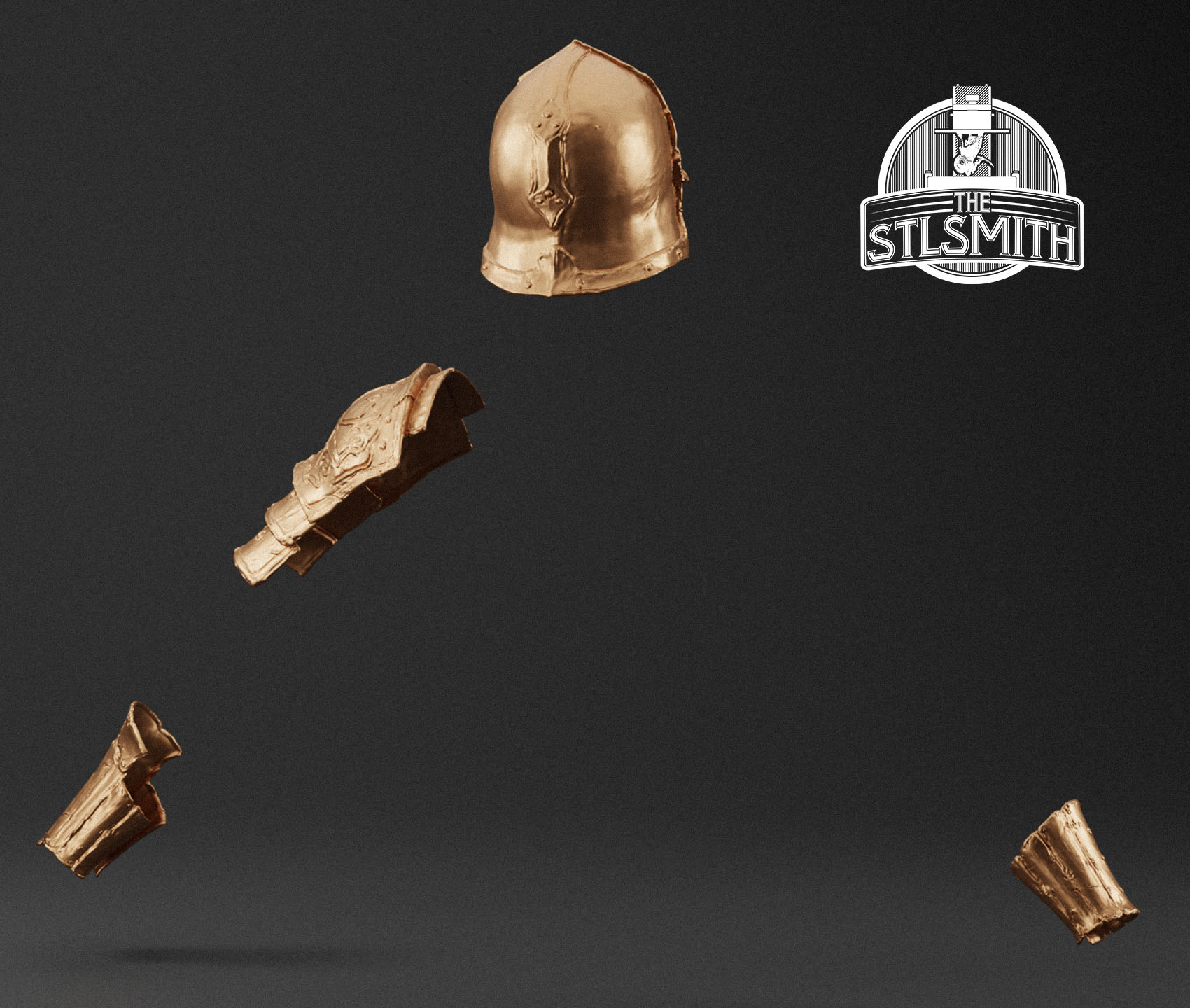 iron set render bronze 02 iron set render bronze 02