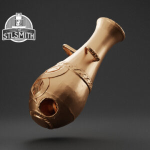 jar cannon render bronze