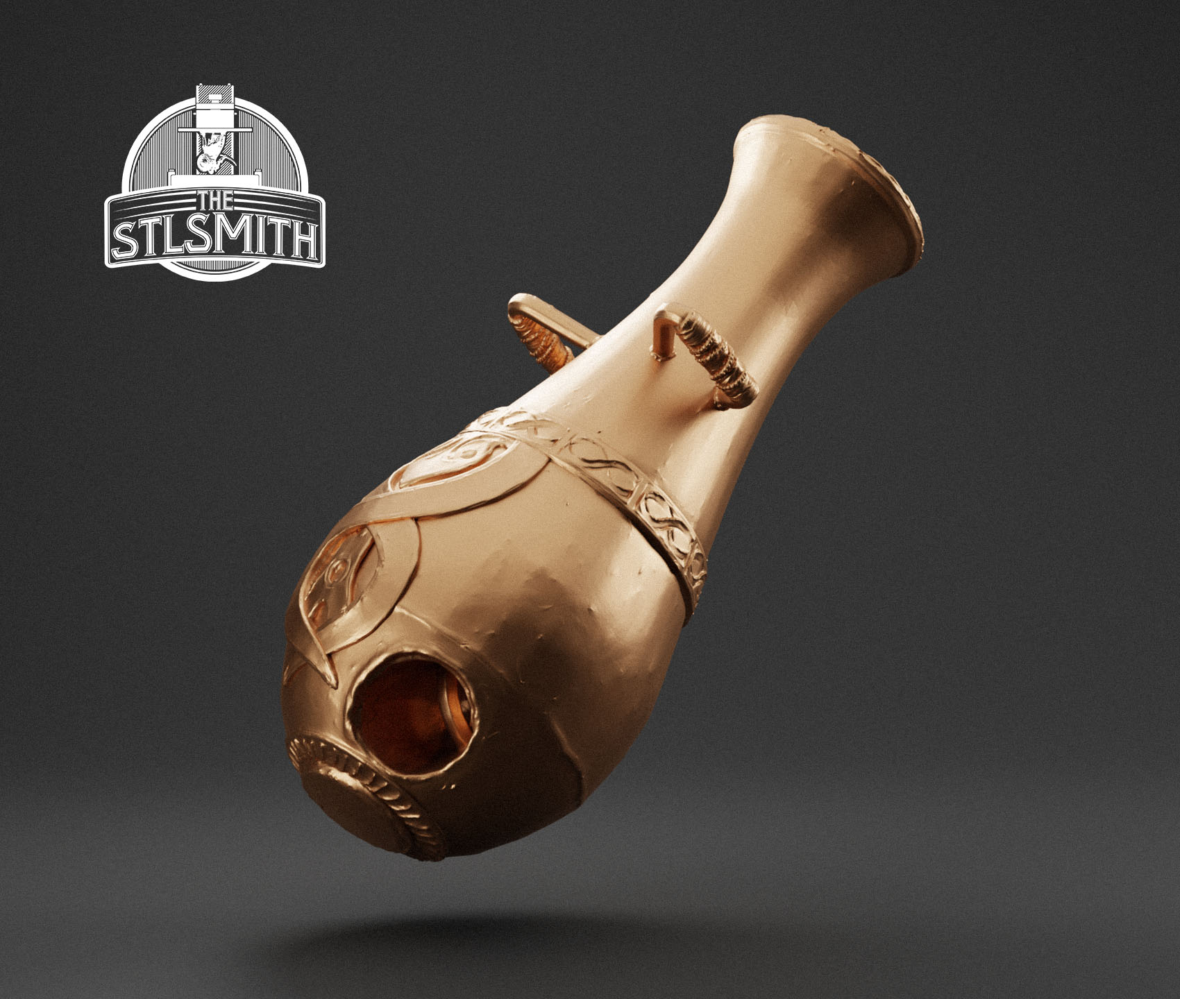 jar cannon render bronze jar cannon render bronze