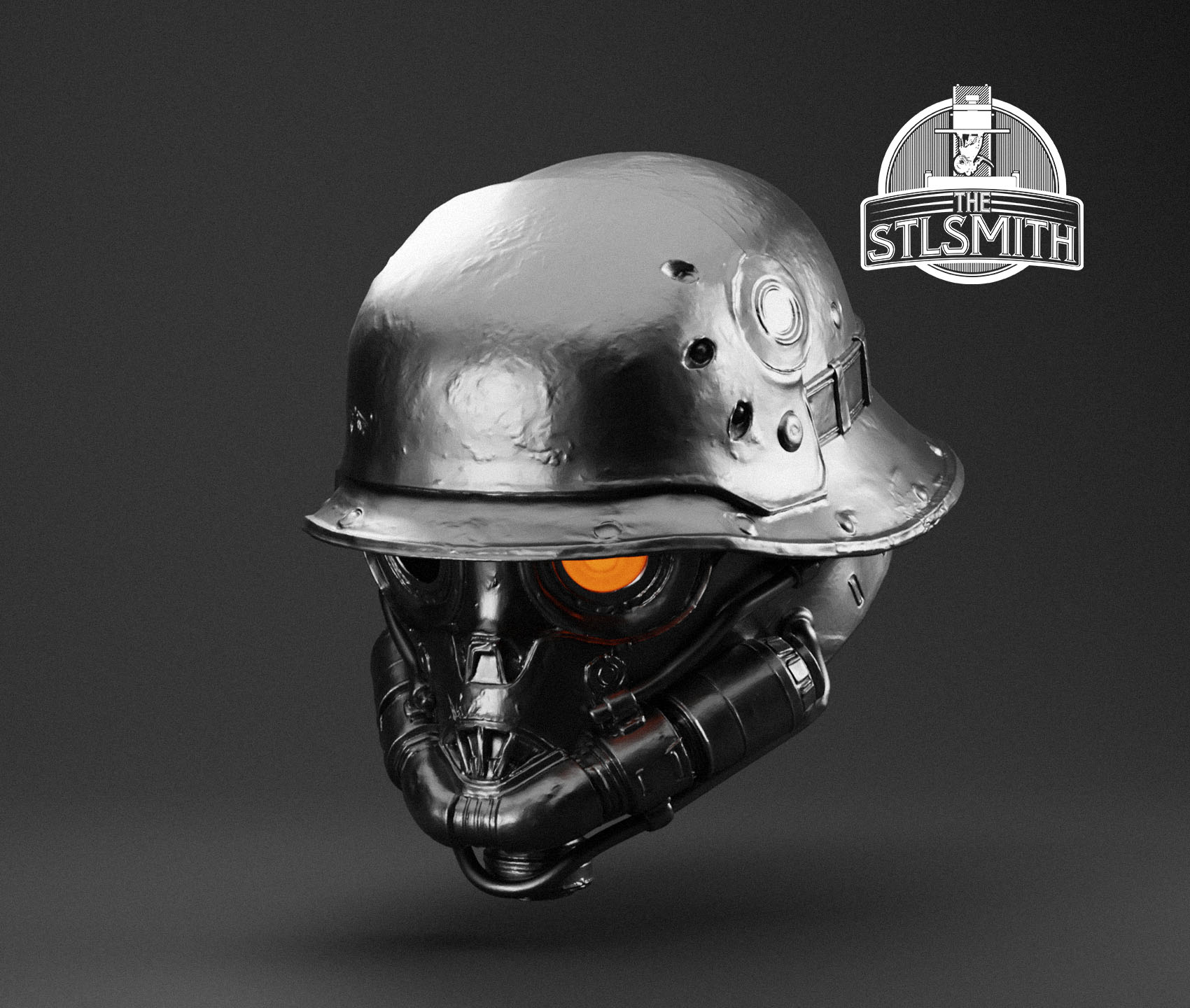 kerberos helmet render silver kerberos helmet render silver