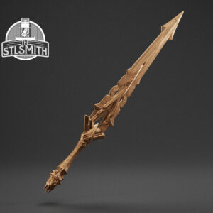 king's knife render bronze