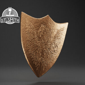 kite shield render bronze
