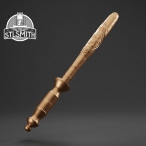 krat police baton render bronze