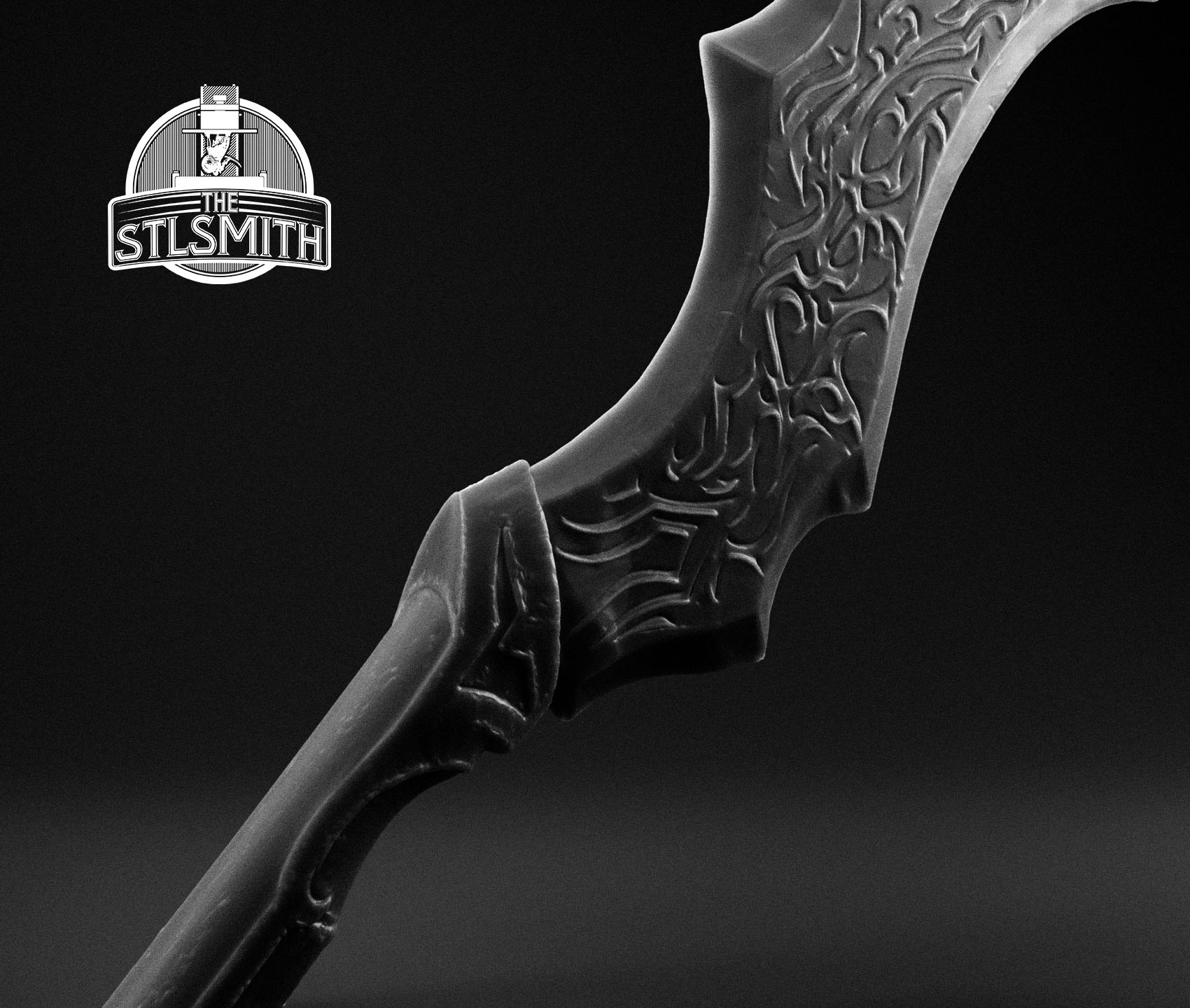 kris blade render bw 02 kris blade render bw 02