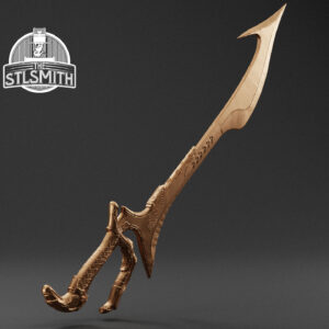 krohkur dual sword render bronze