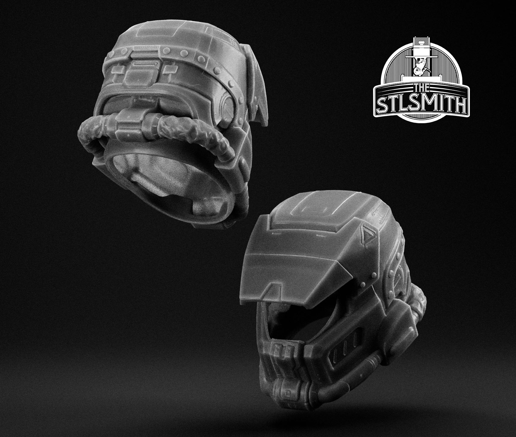 lancejack helmet render bw lancejack helmet render bw
