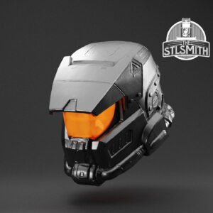 lancejack helmet render silver