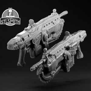 lancer rifle render bw