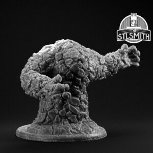lava golem large render bw