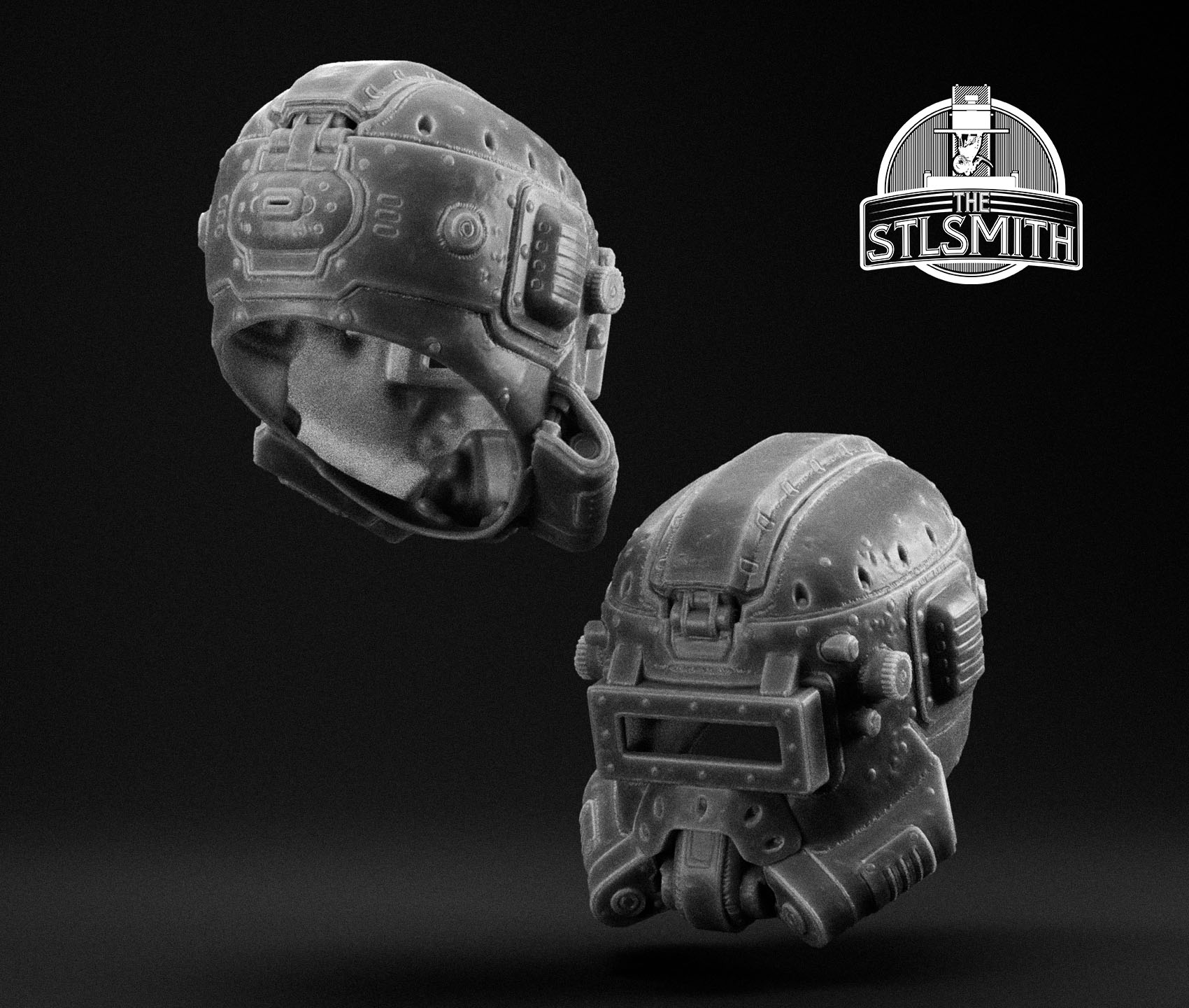 leadbelcher helmet render bw leadbelcher helmet render bw