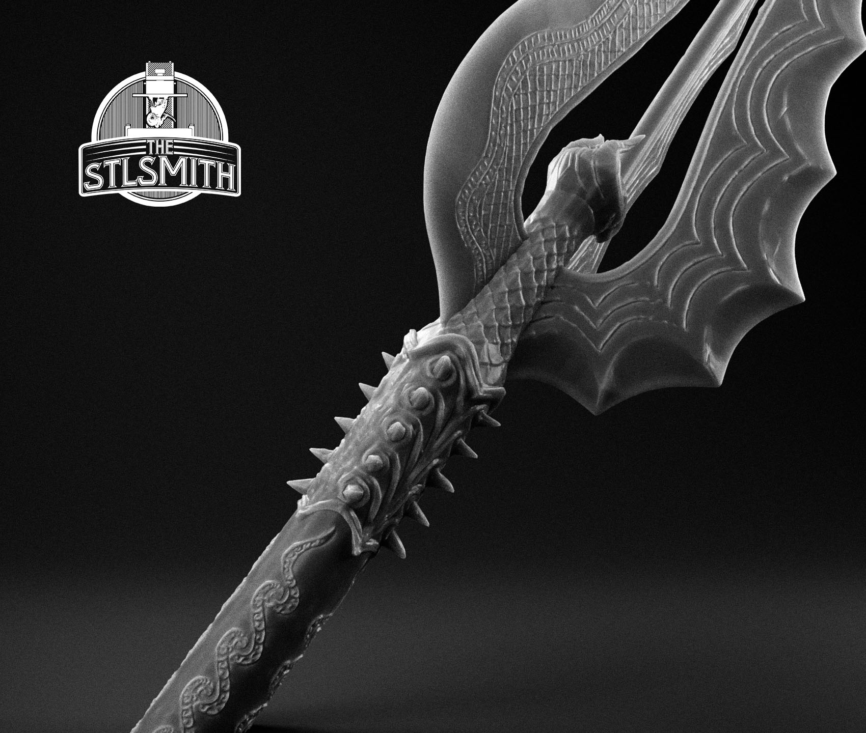 lindworm fang 02 render bw lindworm fang 02 render bw