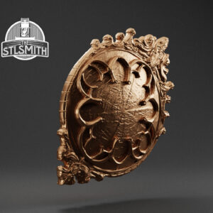 loch shield render bronze