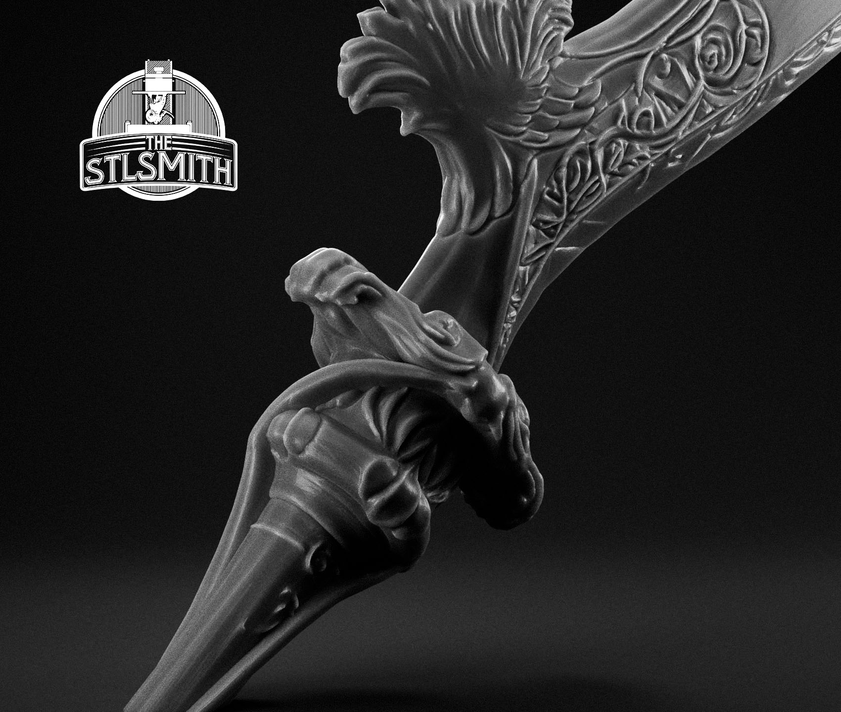loretta's war sickle render bw 02 loretta's war sickle render bw 02