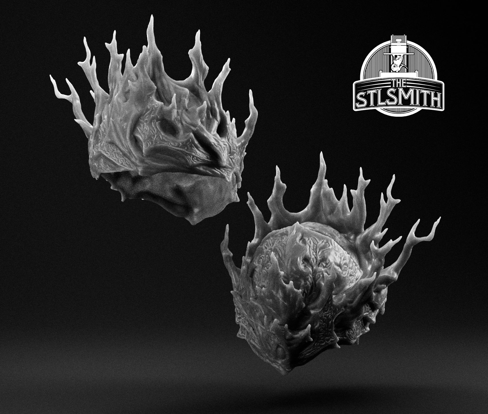 lorian's helm render bw lorian's helm render bw