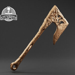 lymbic twin axe render bronze