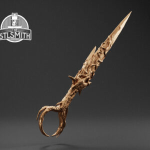lyrium dagger elgar'nan render bronze
