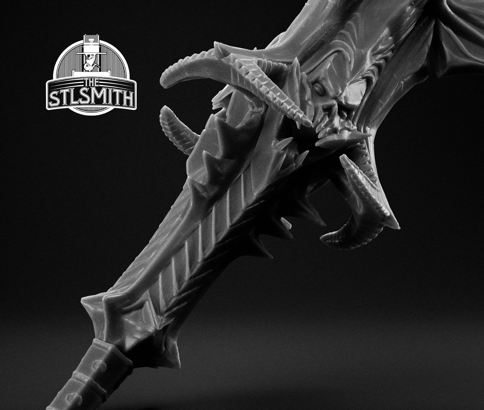mace of molag bal render bw 02 mace of molag bal render bw 02