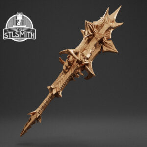 mace of molag bal render bronze