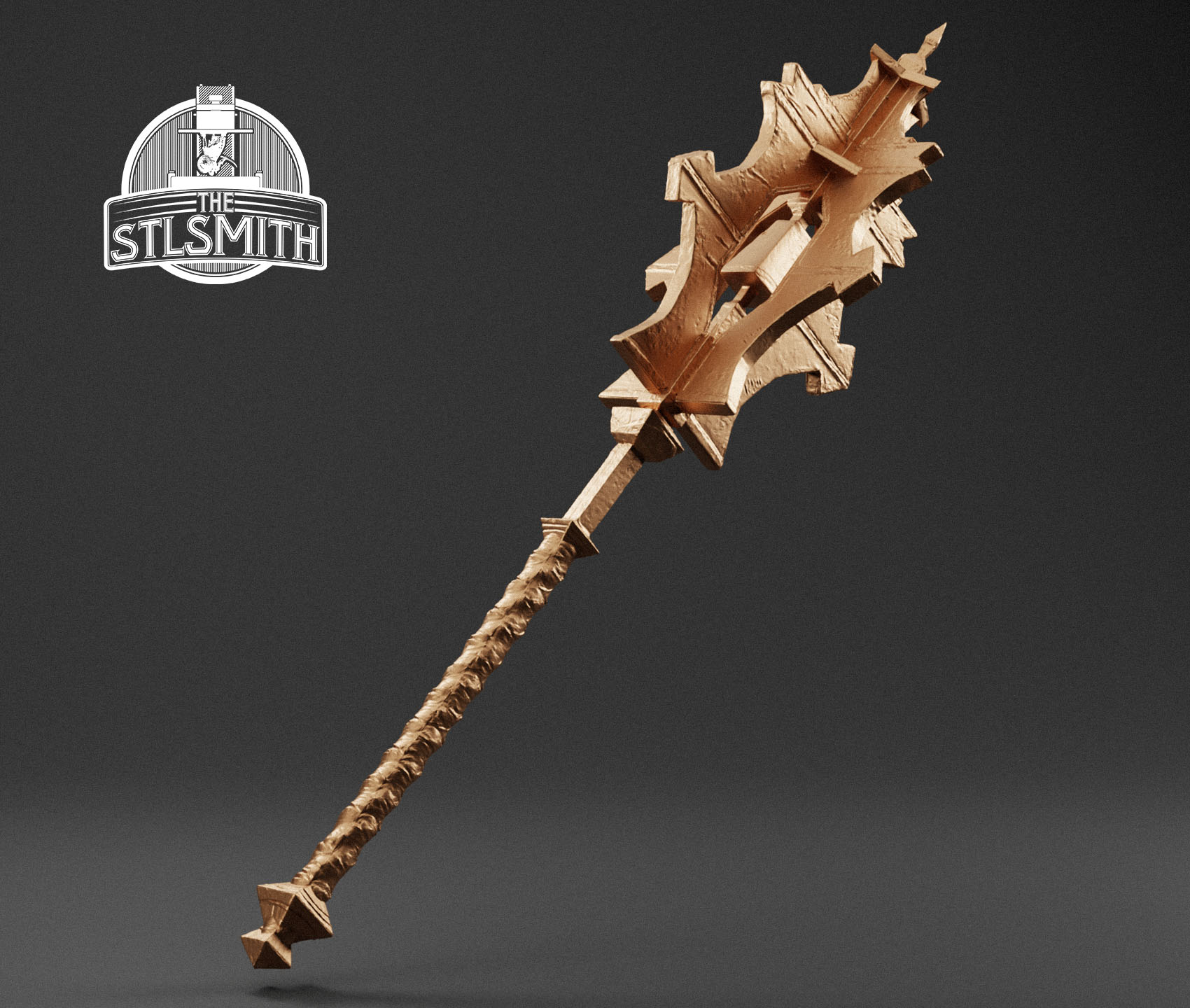 mace of the insolent render bronze mace of the insolent render bronze