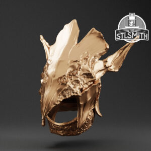 maliketh's helm render bronze