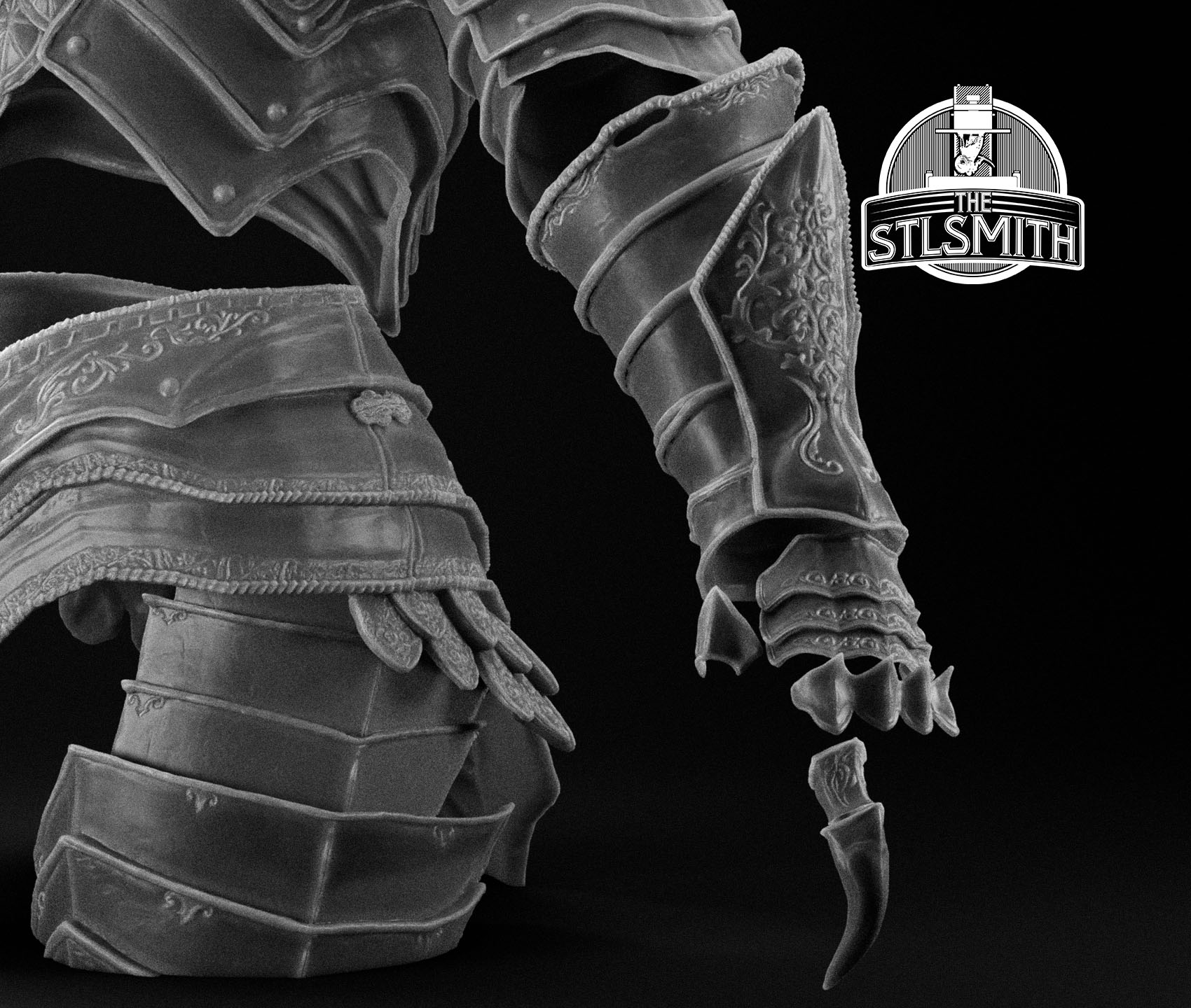 maliketh's set render bw 05 maliketh's set render bw 05
