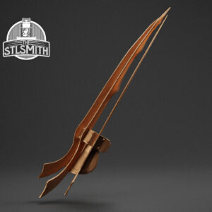 manikin claws render bronze