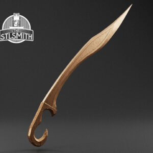 manikin sabre render bronze
