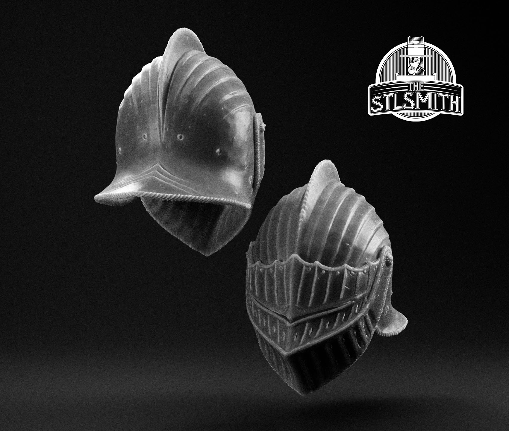 marcher's helm render bw marcher's helm render bw