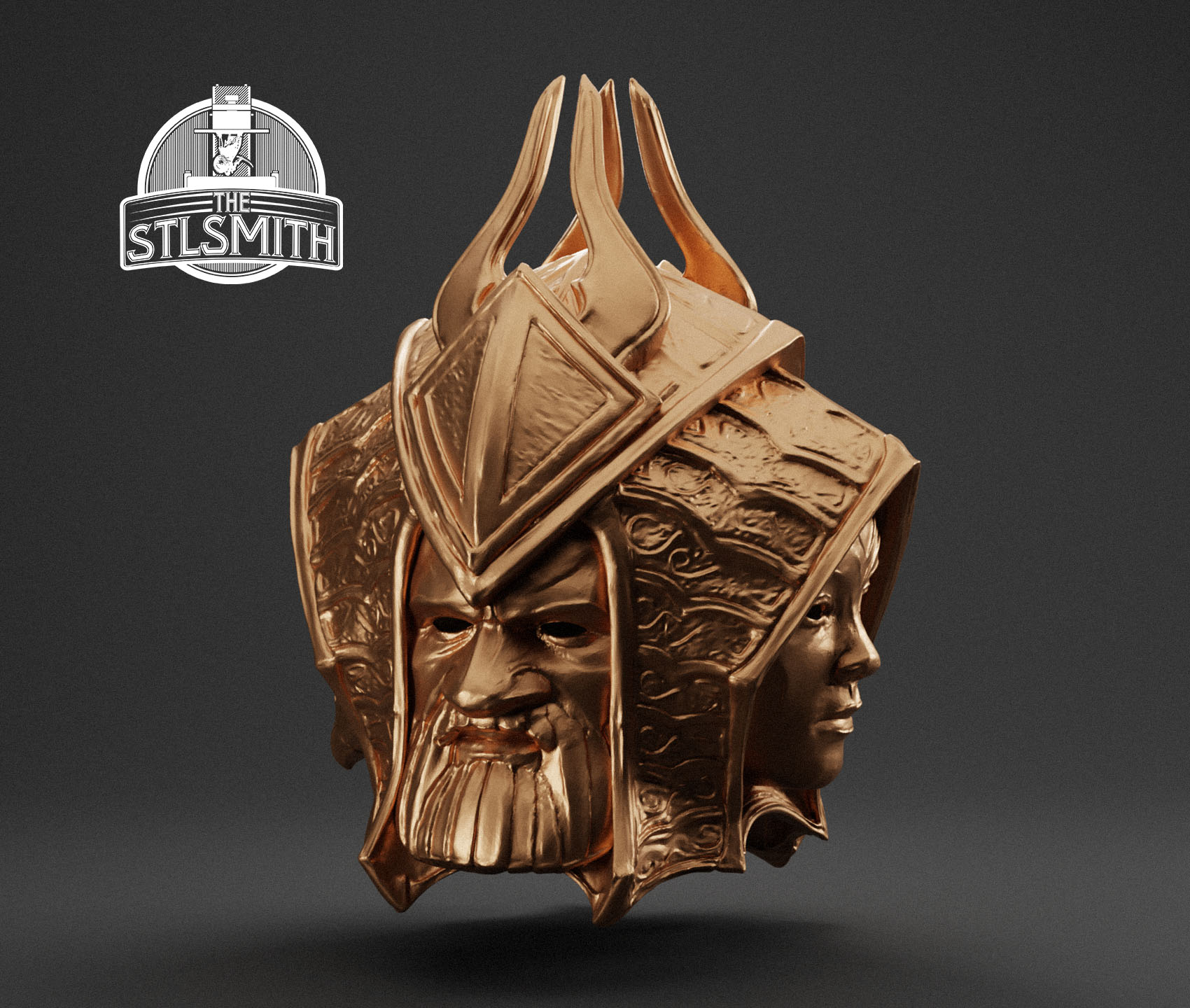 mask of the shapeshifter 02 render bronze mask of the shapeshifter 02 render bronze