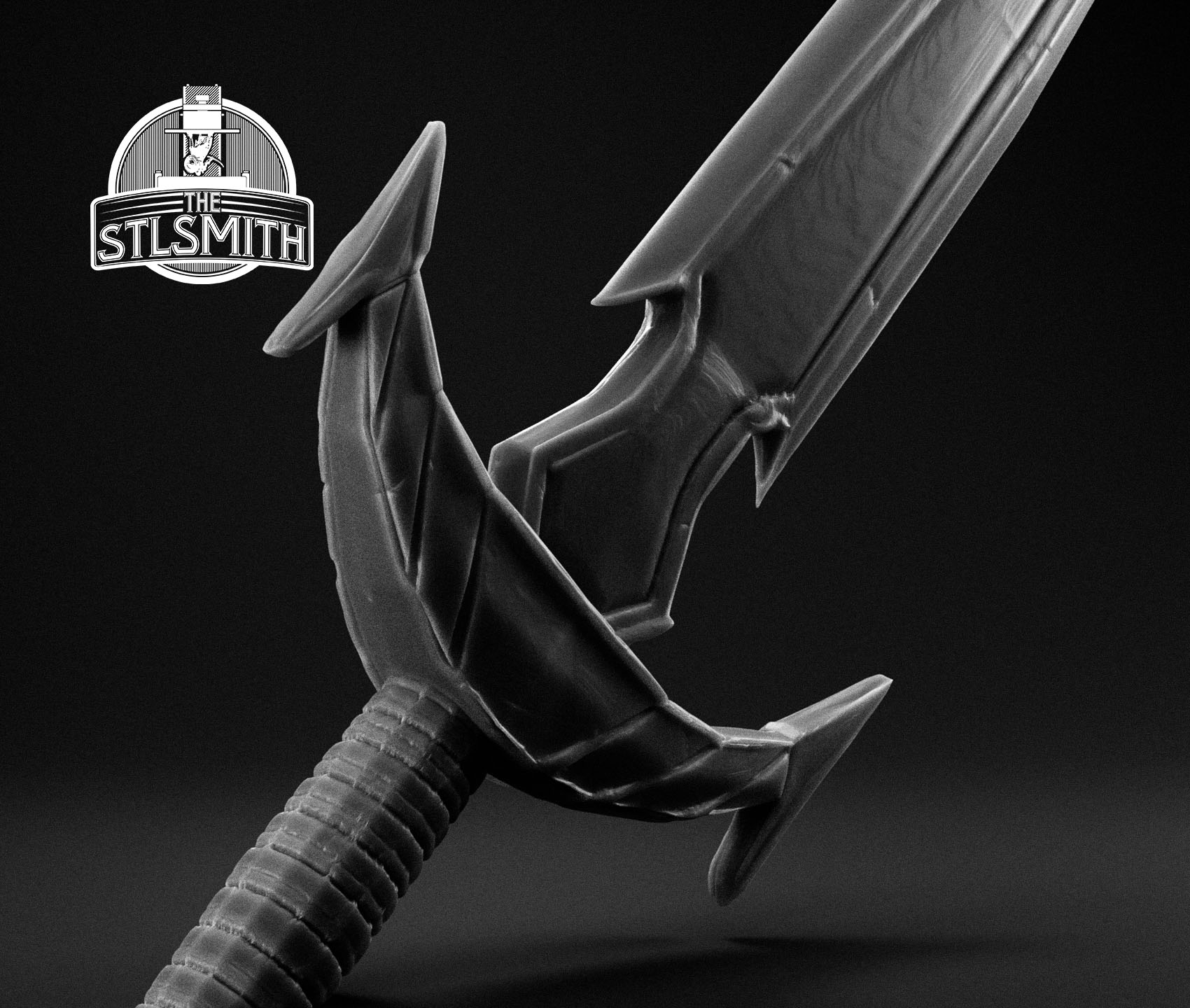 mehrunes razor render 02 bw mehrunes razor render 02 bw