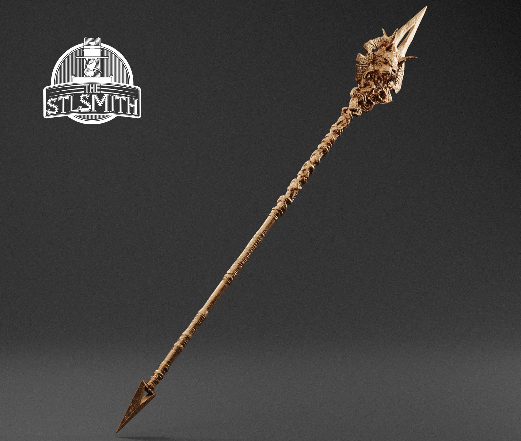 midnight wolf spear render bronze midnight wolf spear render bronze