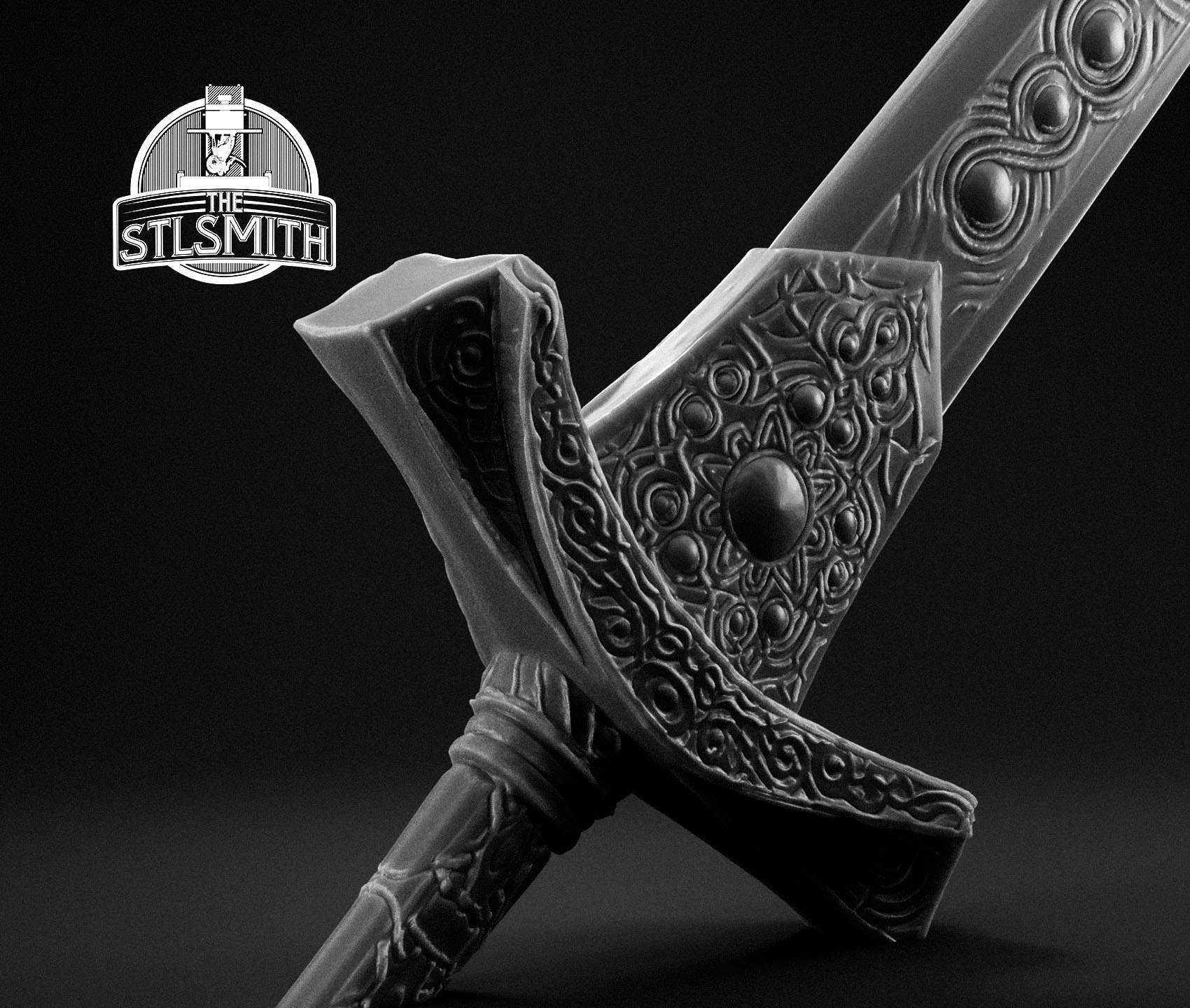 miquellan knight's sword render bw 02 miquellan knight's sword render bw 02
