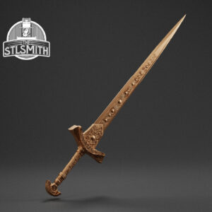 miquellan knight's sword render bronze