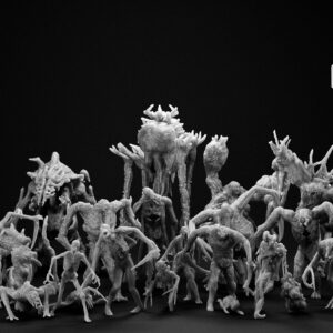 necromorph set render bw