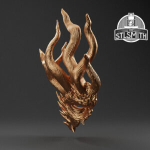 non pure broken mask render bronze