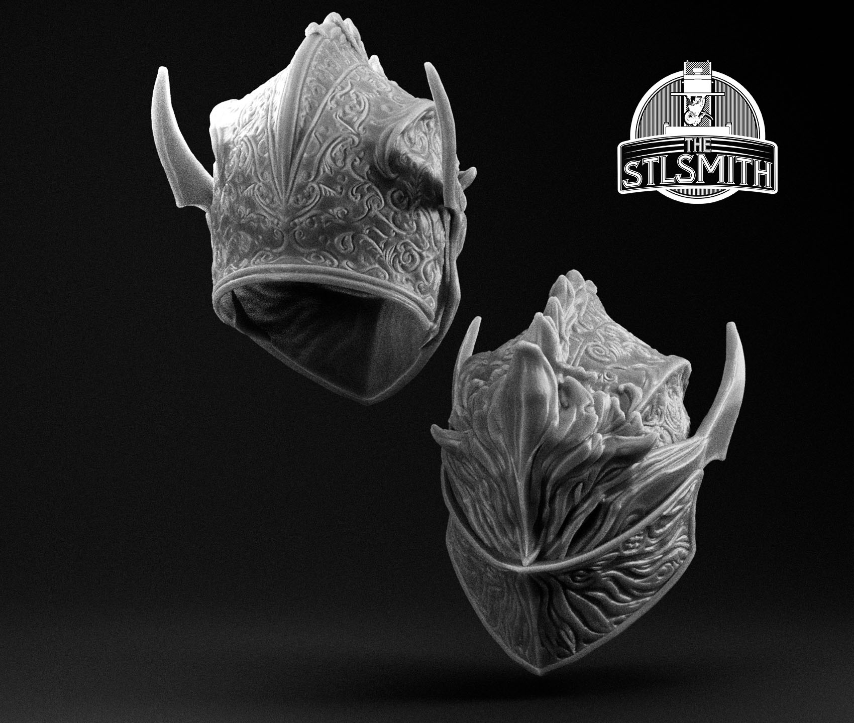 oathbreaker helmet render bw oathbreaker helmet render bw