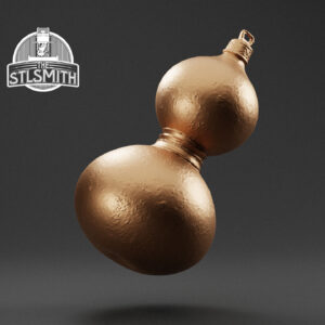 old gourd render bronze