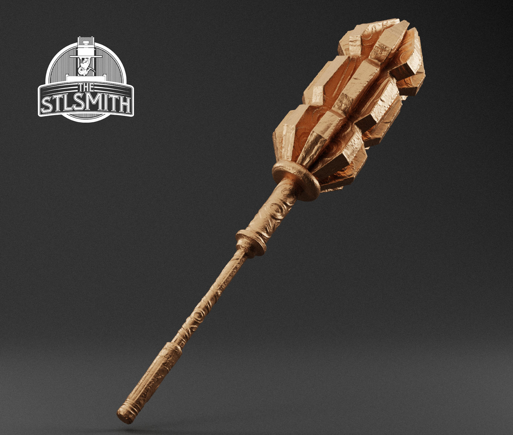 old knight hammer render bronze old knight hammer render bronze