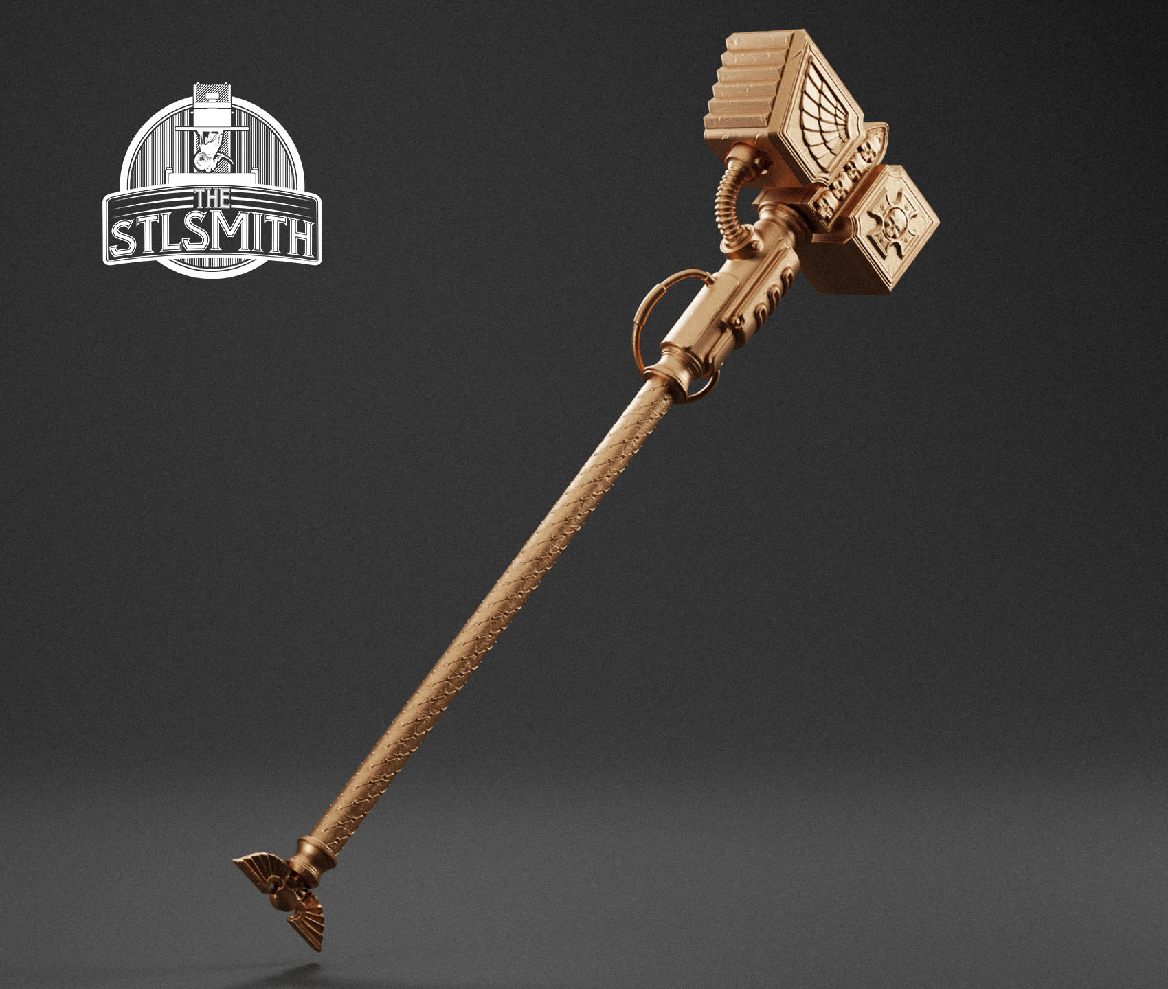 ophelian liberation thunder hammer render bronze ophelian liberation thunder hammer render bronze