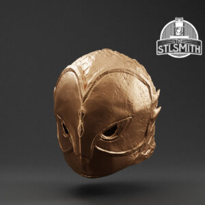 owl doctor's mask render bronze