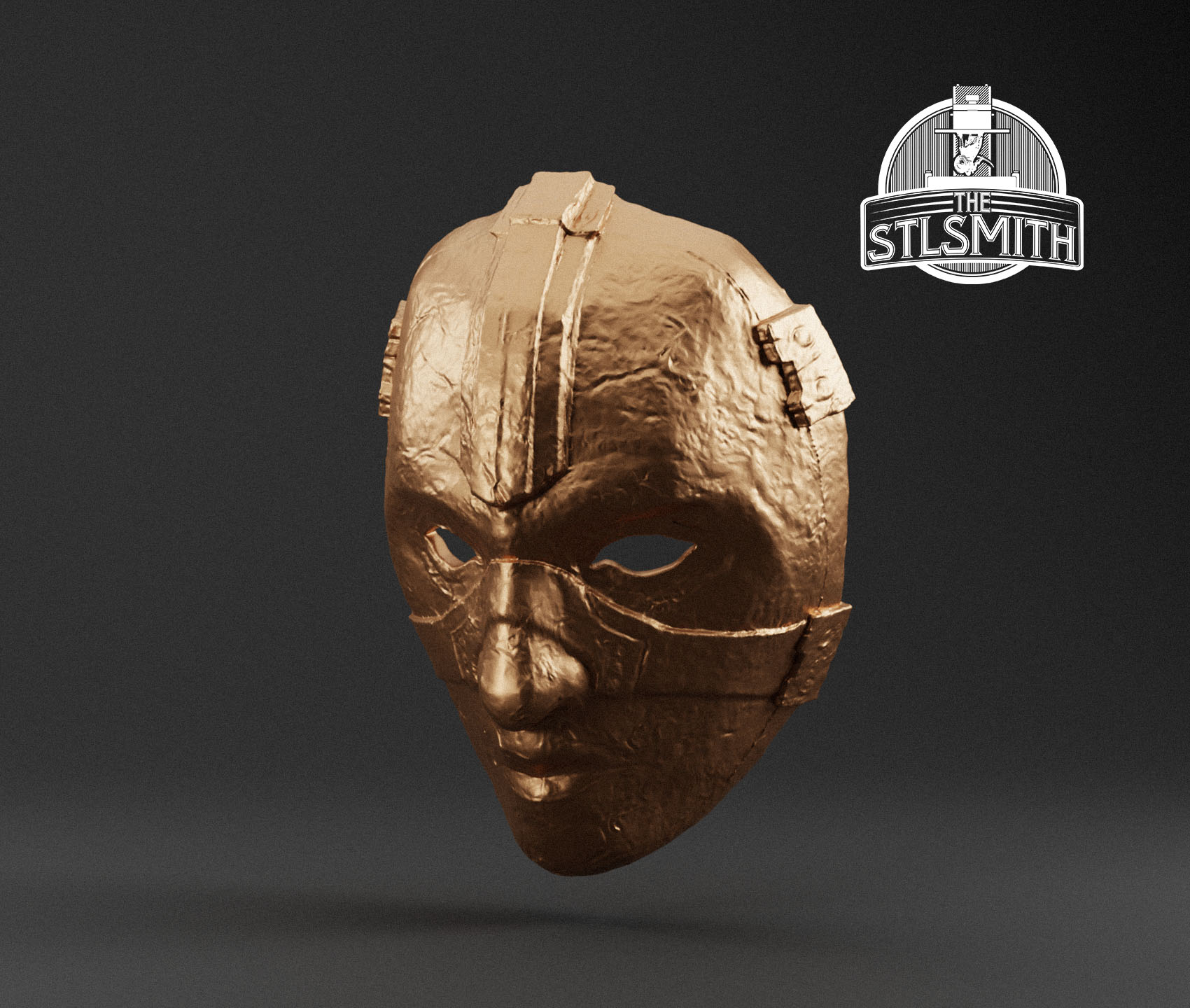 penal mask render bronze penal mask render bronze