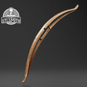 predator bow render bronze