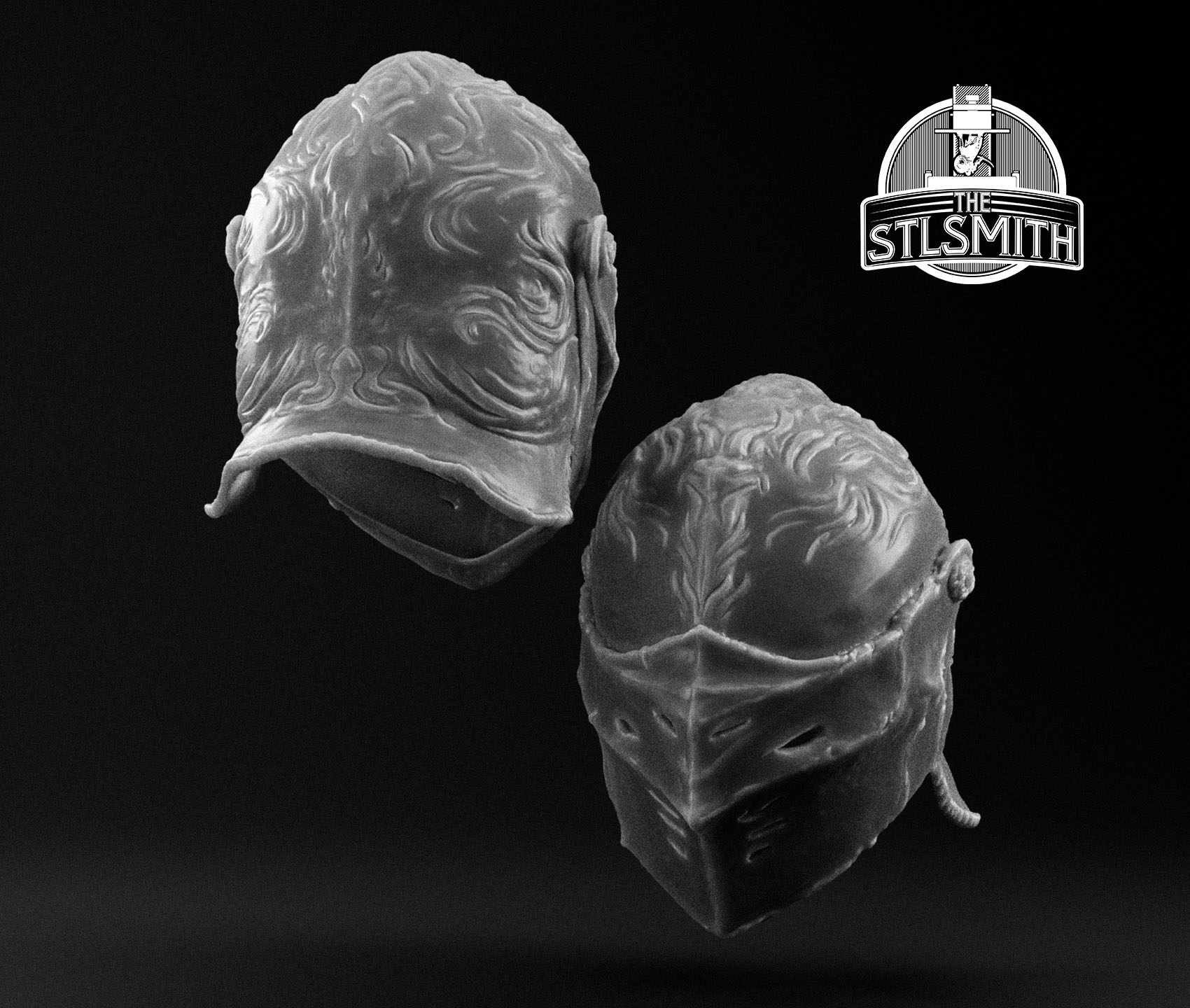 rakshasa helm render bw rakshasa helm render bw