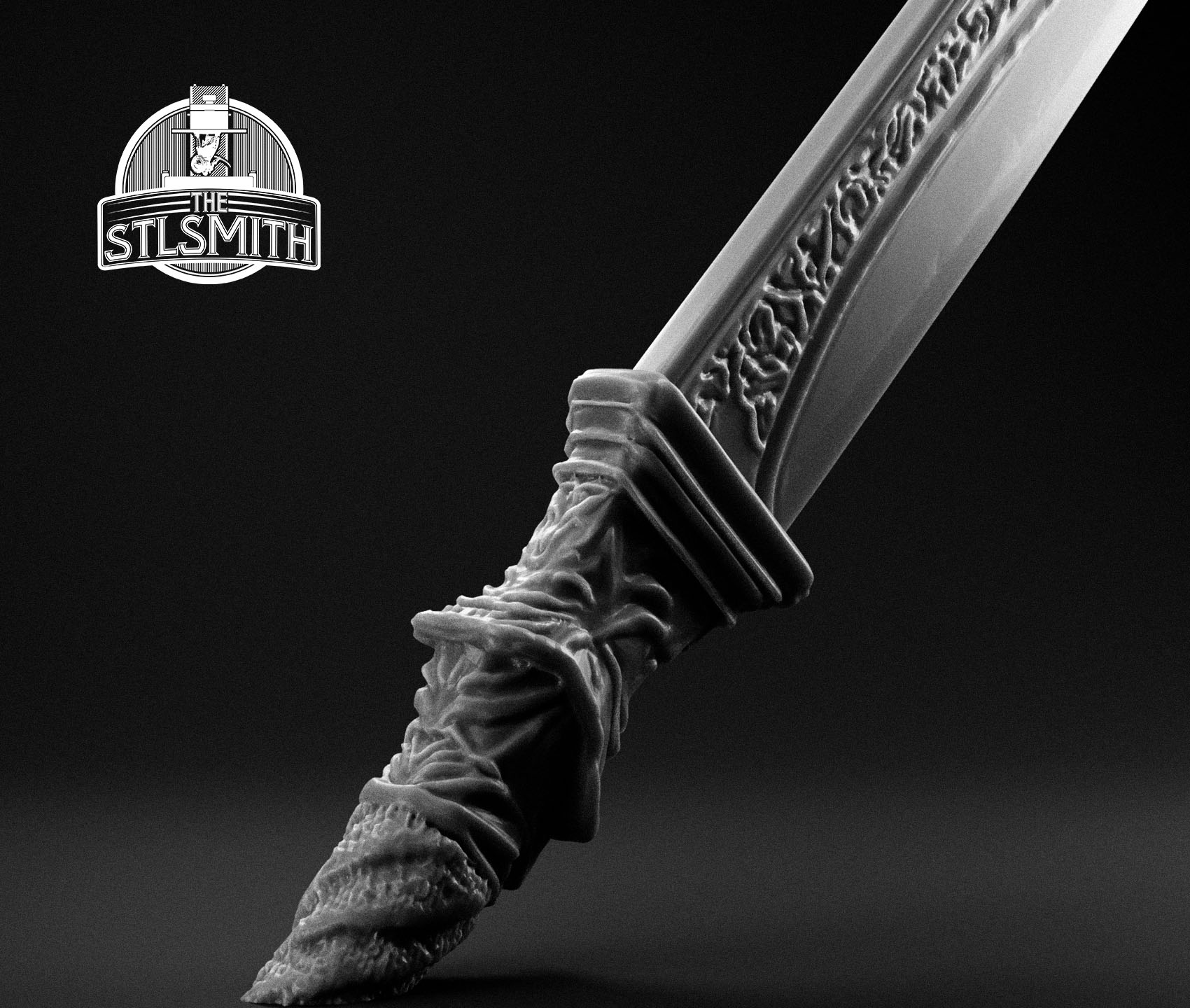 rakuyo knife 02 render bw rakuyo knife 02 render bw